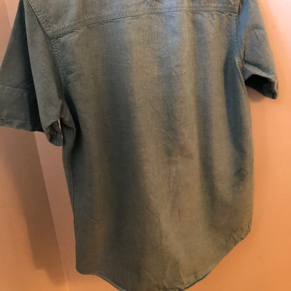 Topman Short Sleeve Shirt - Ocean Blue - Picture 5 of 8